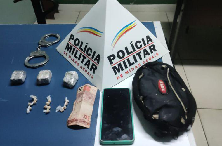 Polícia Militar apreende adolescente suspeito de tráfico de drogas em Sete Lagoas