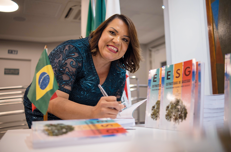 Lusciméia Reis revoluciona o meio empresarial com o Projeto Literário ESG para pequenos 