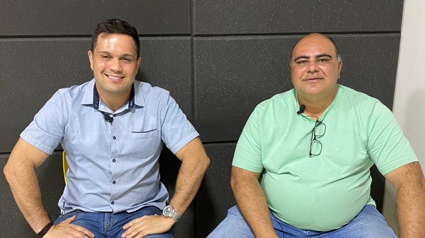 Juninho Sinonô e Geraldir Alves, da CDL Sete Lagoas