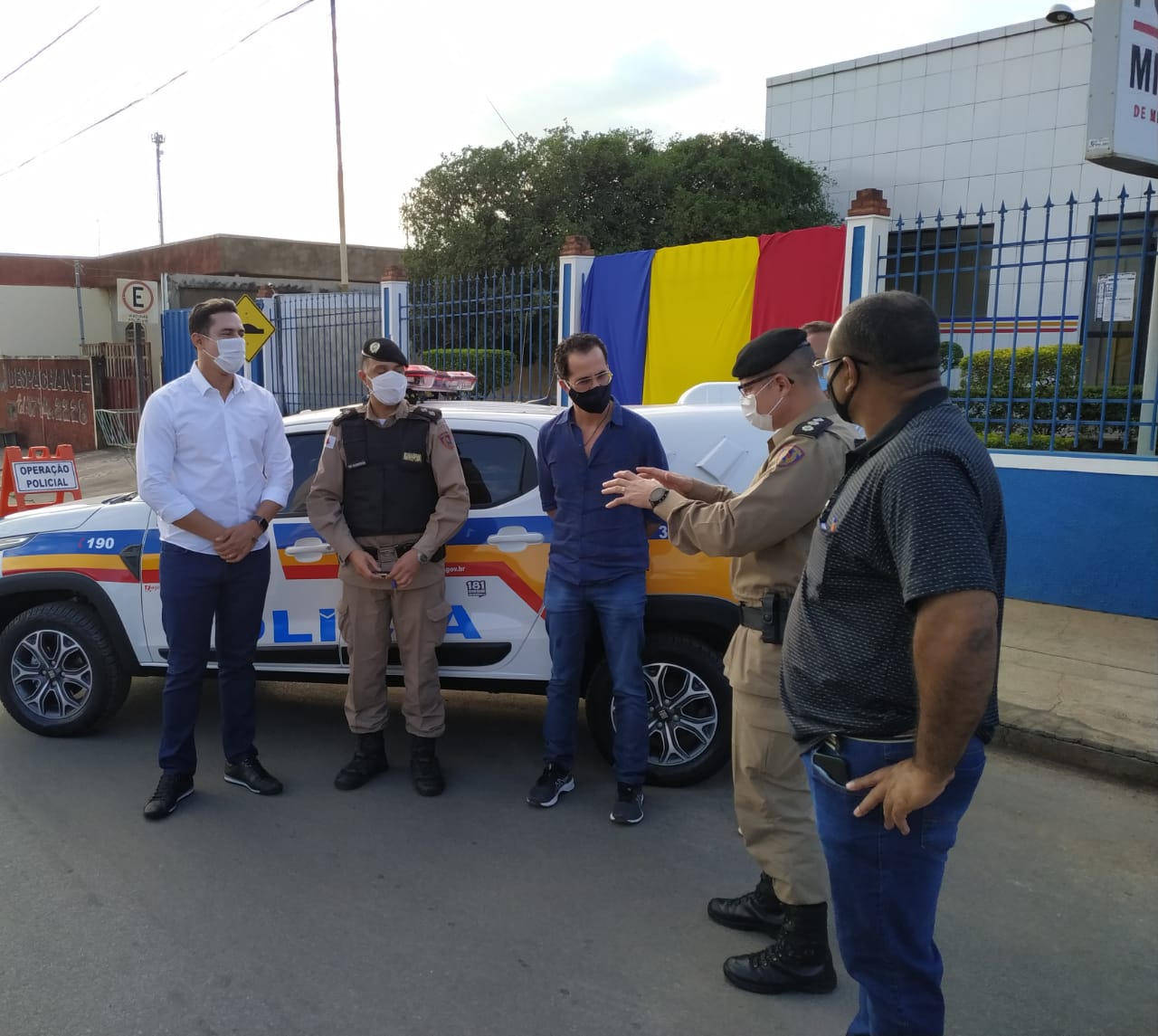 A cidade de Paraopeba recebeu em junho nova viatura policial