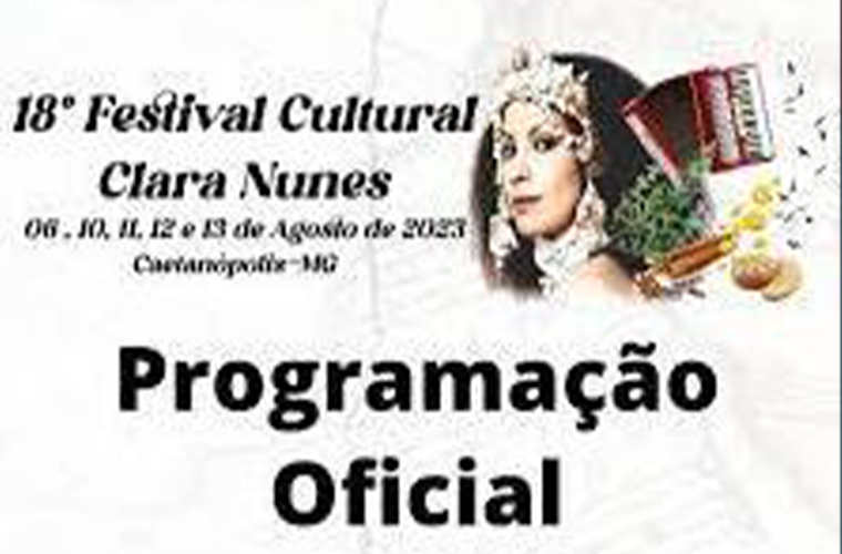 Caetanópolis se prepara para receber 18º Festival Clara Nunes 