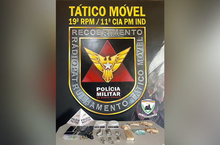 Tático Móvel realiza operação contra tráfico de drogas em Pedro Leopoldo